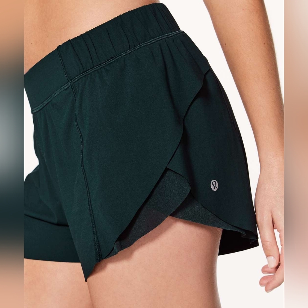 lululemon athletica Women’s Athletic Shorts — Dark Green